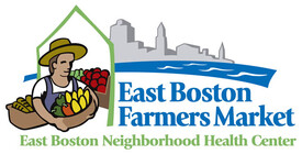 Logotipo del mercado de agricultores de East Boston